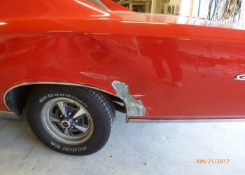 1966 GTO Quarter Damage