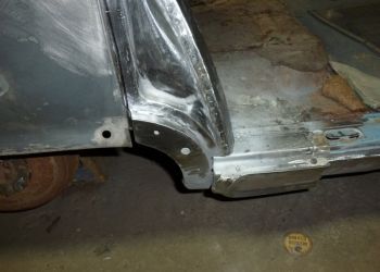 1953 Buick Roadmaster Metal Repairs Often Require Multiple Layers of Metal